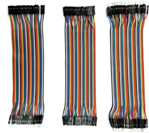 Jumper Wire Set - M2M, M2F, F2F (40 pcs each)